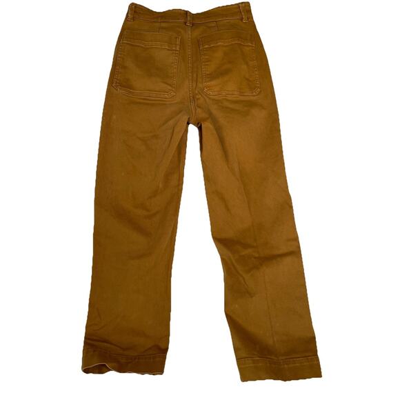 Everlane The Straight Leg Crop in Rust/ Clay Size 0 - Picture 3 of 3